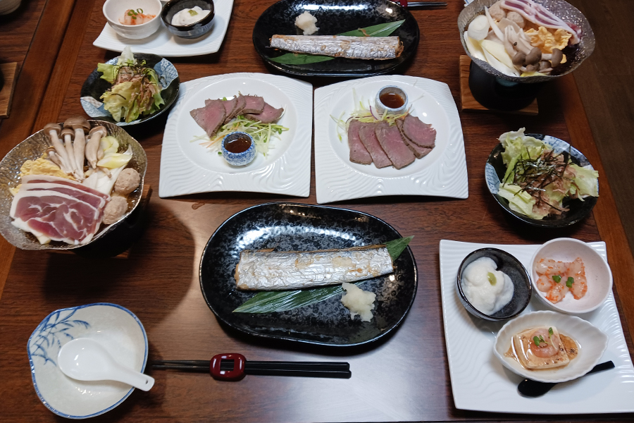 夕食